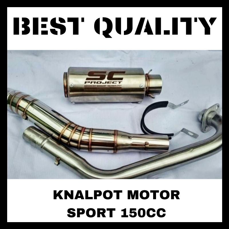 KNALPOT RACING SC PROJECT PNP MOTOR NINJA 250 / R15 / R25 / VIXION / CB150R / CBR150R / GSX / XABRE 