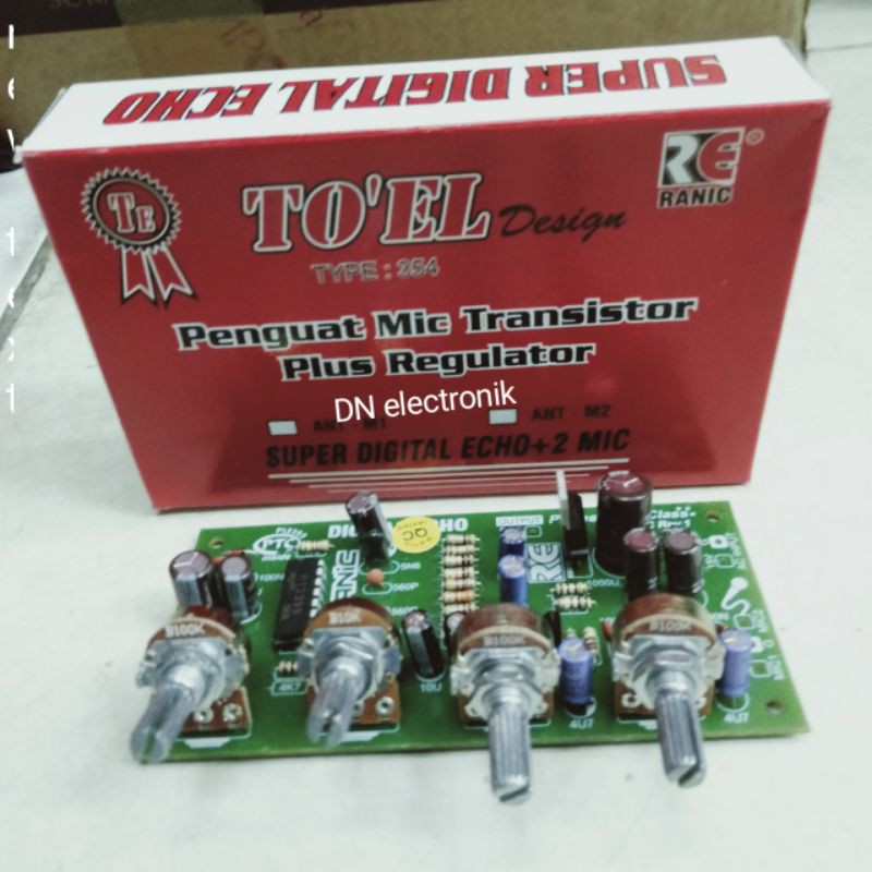 kit Echo Toel super digital 2 mic plus Regulator-ranic type -354