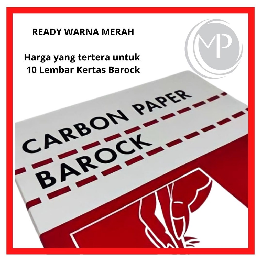 Barock Kertas Karbon Jahit / Carbon Paper Jahit Merk Barock / Tracking Paper