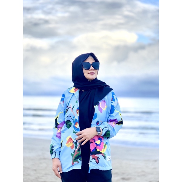 Jaket Lagosi Biru Muda (Panjang)