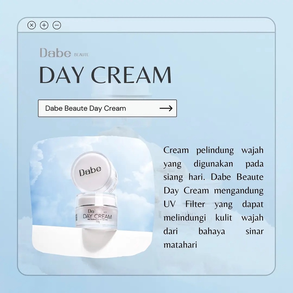 DAY CREAM DABE BEAUTE