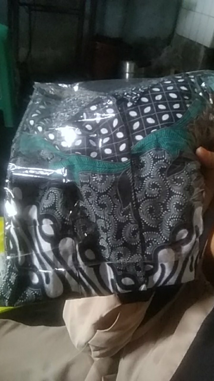 Kemeja Batik Pria Lengan Panjang Akar Coklat Akar Abu Seragam Kantor Terbaru Bisa Cod