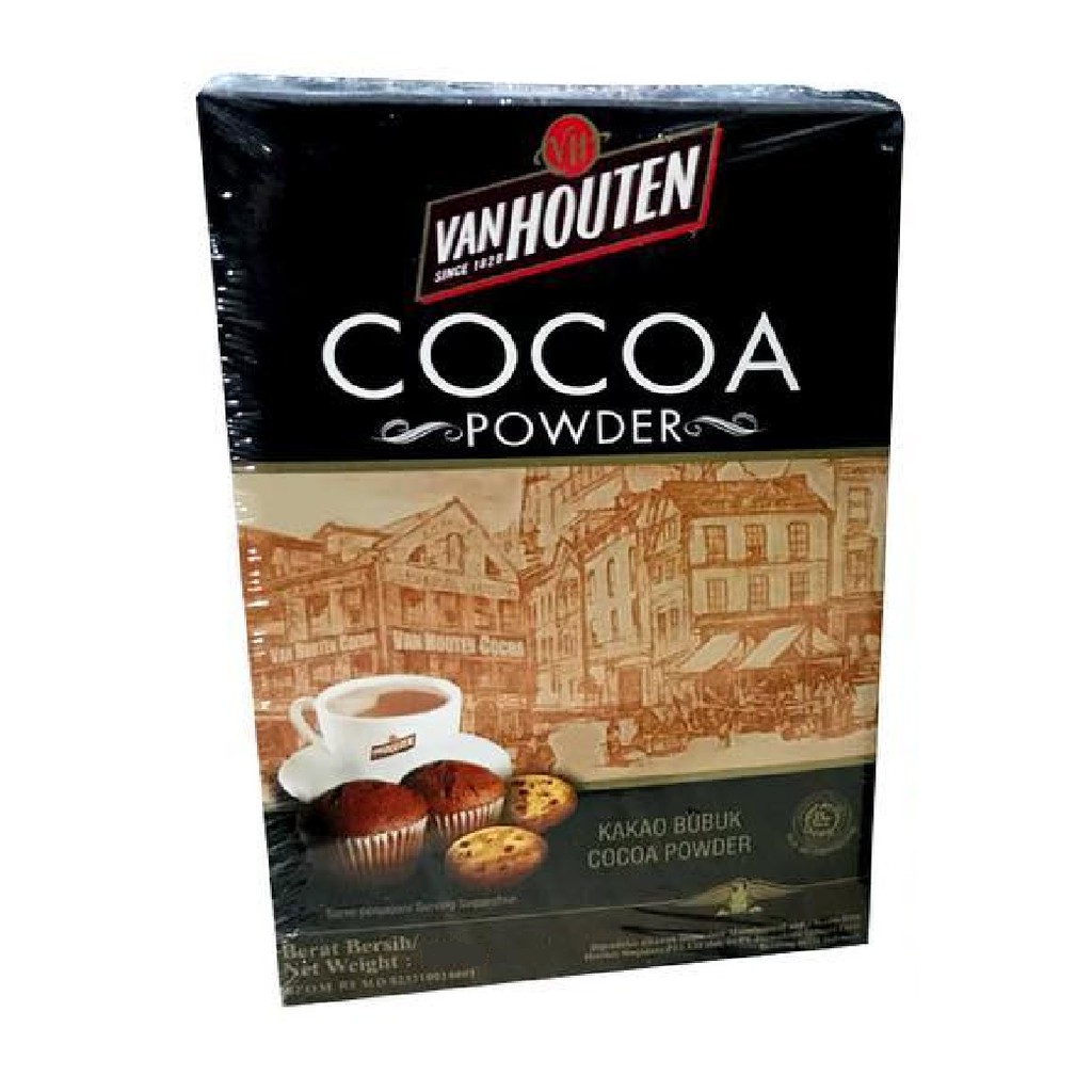 VAN HOUTEN COCOA POWDER 90GR KAKAO BUBUK  COKELAT BUBUK  