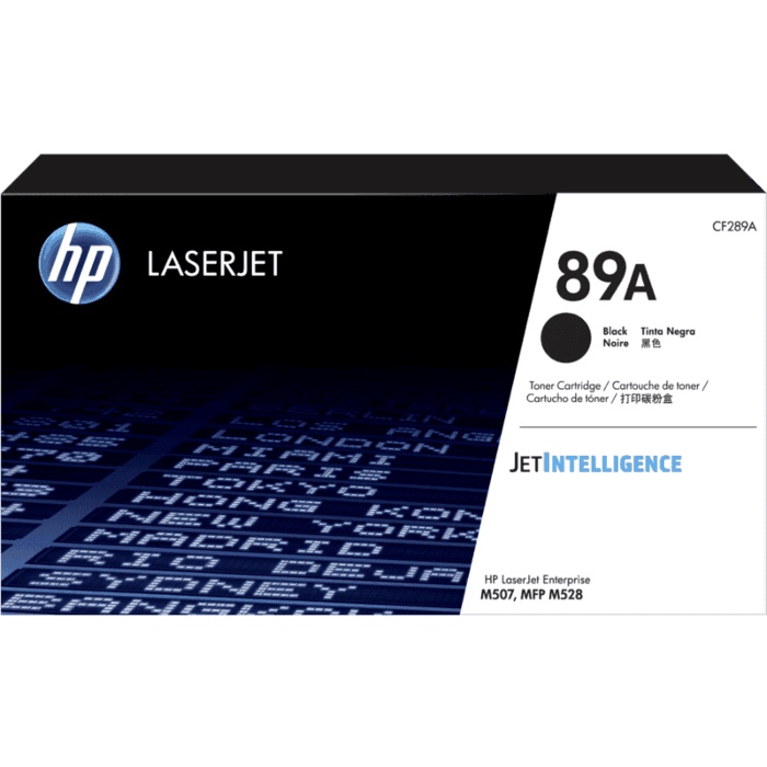 Toner HP 89A Black Original LaserJet Cartridge - CF289A