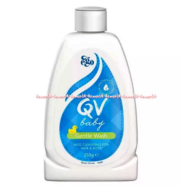 QV Baby Gentle Wash 250ml Mild Cleansing Hair &amp; Body Sabun Shampoo Mandi Bayi QVbaby