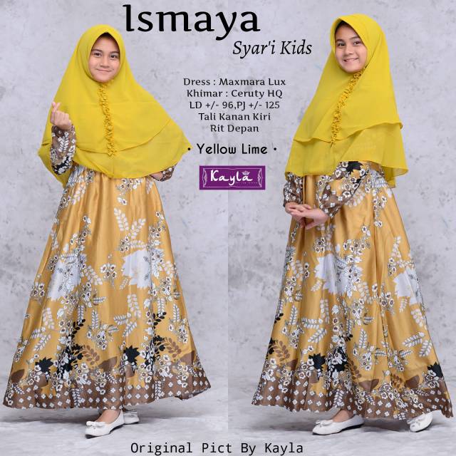 Ismaya syari kids by kayla