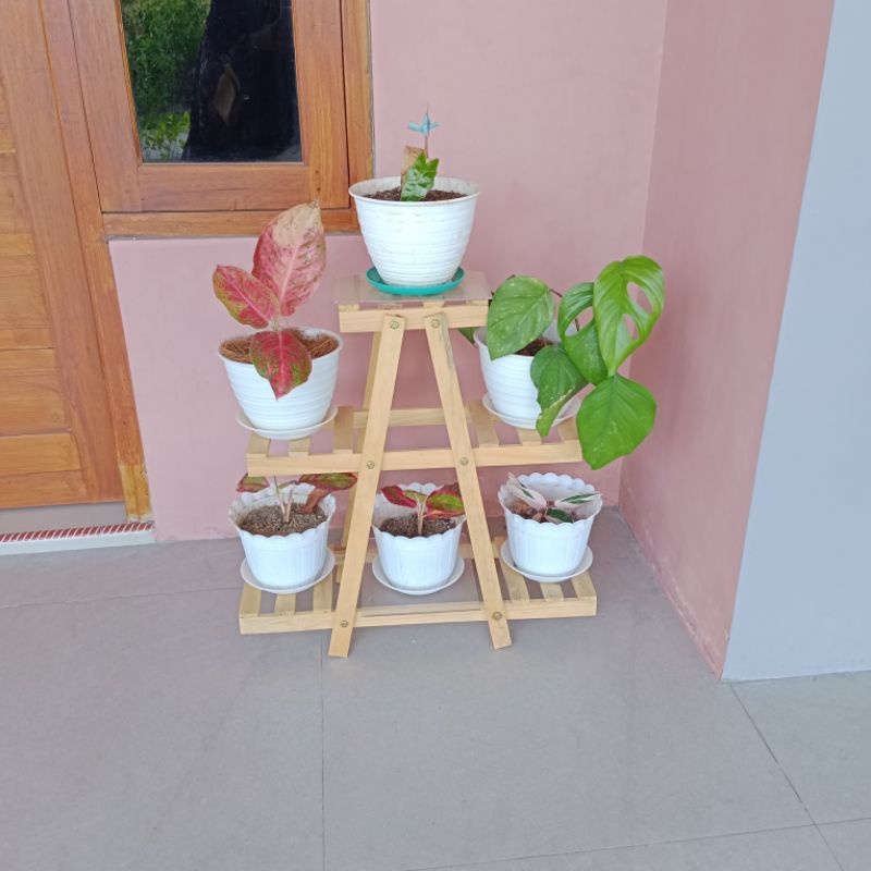 RAK,, BUNGA(BAHAN,,KAYU,,JATI""LONDO)