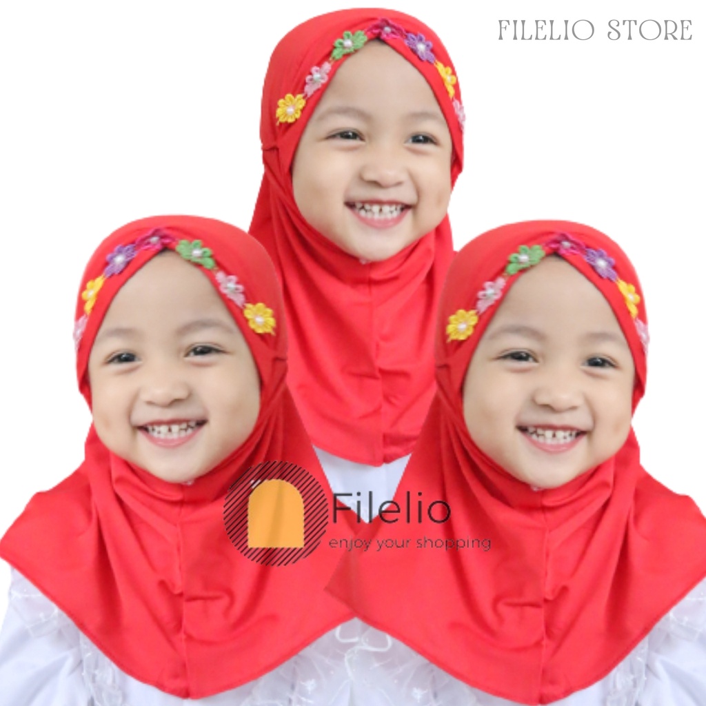 TERMURAH Kerudung Anak 1 tahun Melati Rainbow Hijab Anak 2 Tahun Murah Terbaru Krudung Anak Bayi