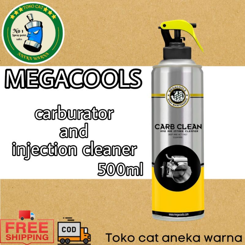 MEGACOOLS pembersih carburator karburator karbu dan injeksi injector inkection cleaner 500ml