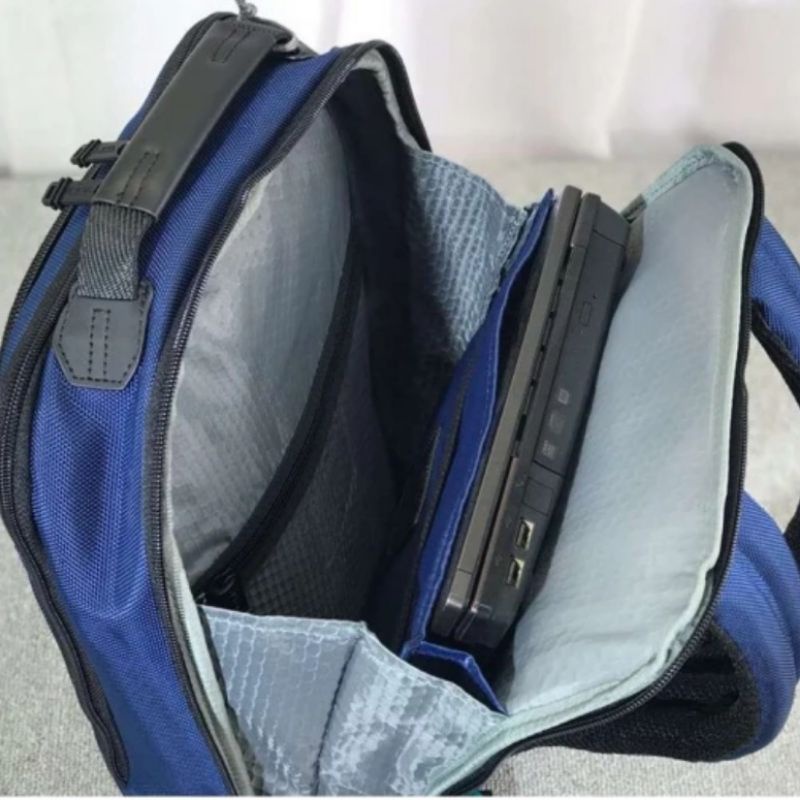 tumi alpha bravo davis backpack ballistic nylon tas ransel slim mirror branded P1SHOES