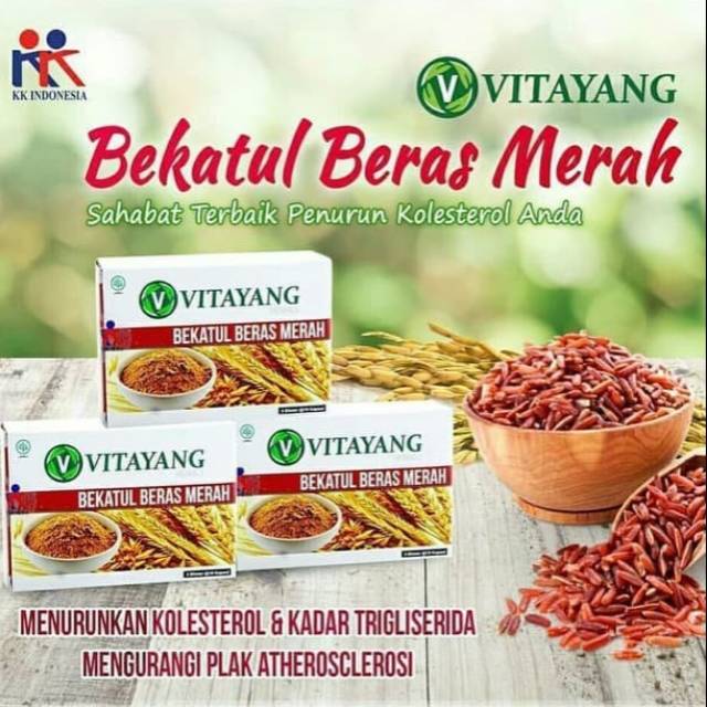 Vitayang Bekatul Beras Merah Kk Indonesia Untuk Kolesterol Indonesia