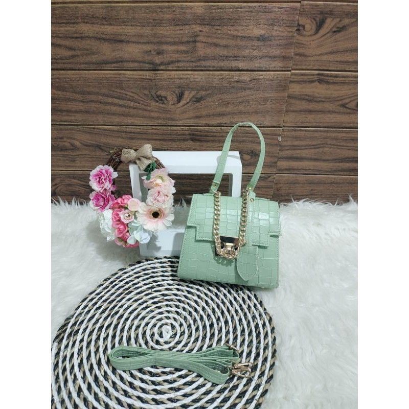 TAS MINI IMPORT ANDIN HIJAU - TAS FASHION WANITA MURAH
