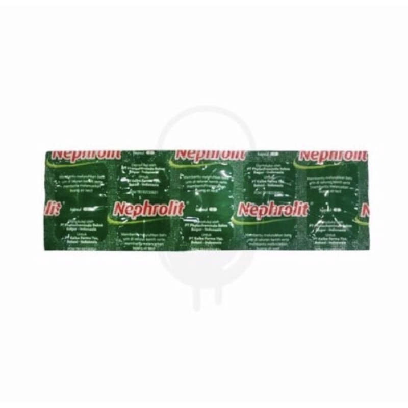 Nephrolit strip 5 tablet ( meluruhkan batu ginjal )