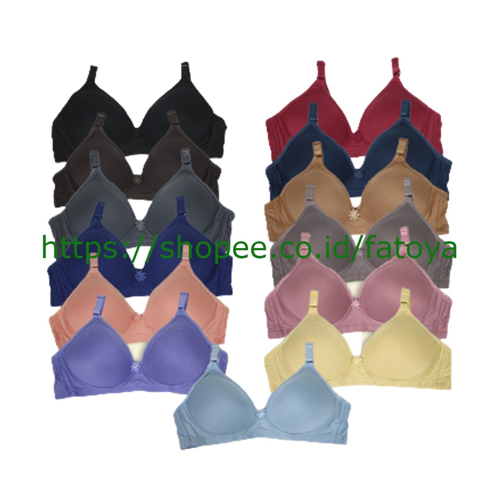 SOREX Bra Set Super Soft Tanpa Kawat ( BRA + CD ) #3