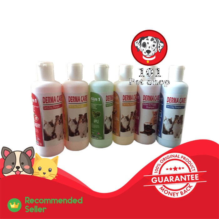 SHAMPOO ANTI KUTU DERMA CARE KUCING &amp; ANJING 250ML ALL VARIAN