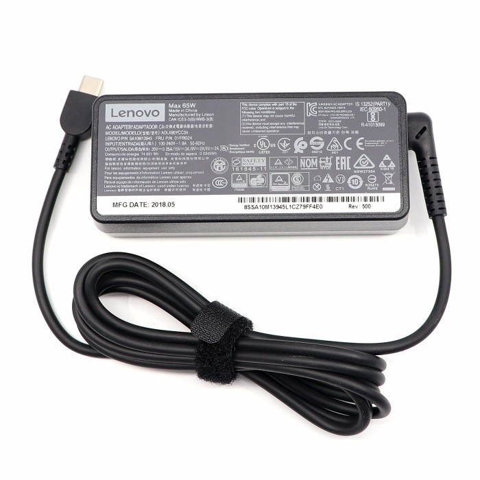 Adaptor Charger Laptop Lenovo ThinkPad T480 T480s T580 X280 X380 e580 l380 l480