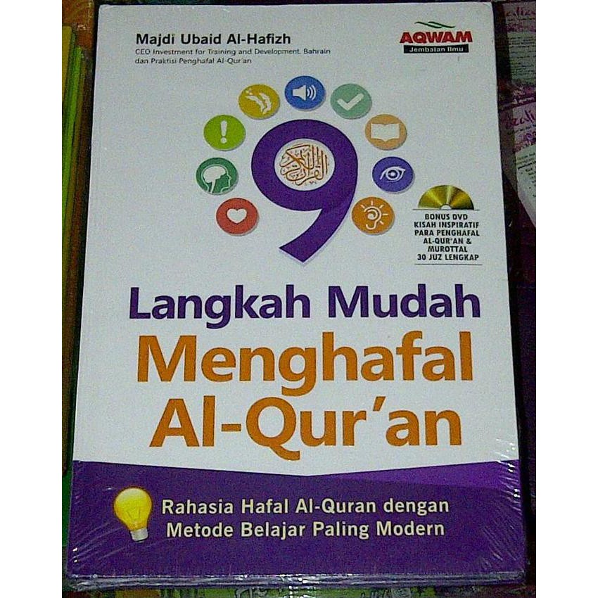 9 Langkah Mudah Menghafal Al-Quran, Buku cara Hafal Alquran