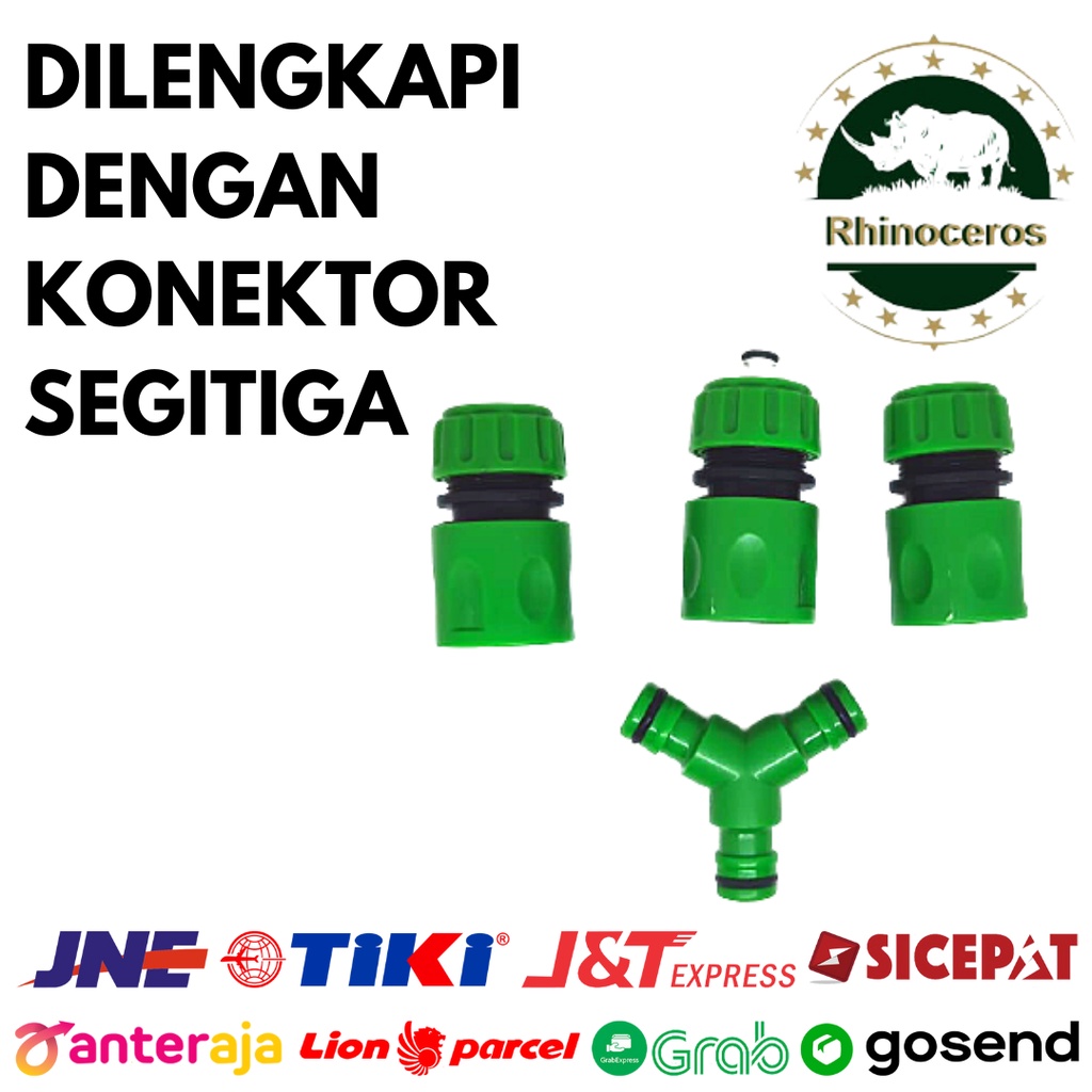 Sambungan Selang Air Paket Quick Connector Selang Konektor Y /Segitiga 1/2inch dan 5/8inch