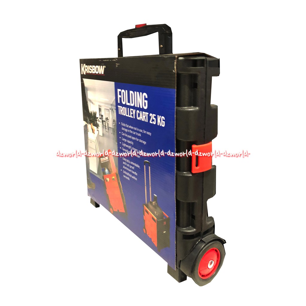 Maxbuilt Folding Trolley Cart 25 Kg Troli Dorong Keranjang Barang Lipat Max Built Trolly Troli Lipat Folding Foadable