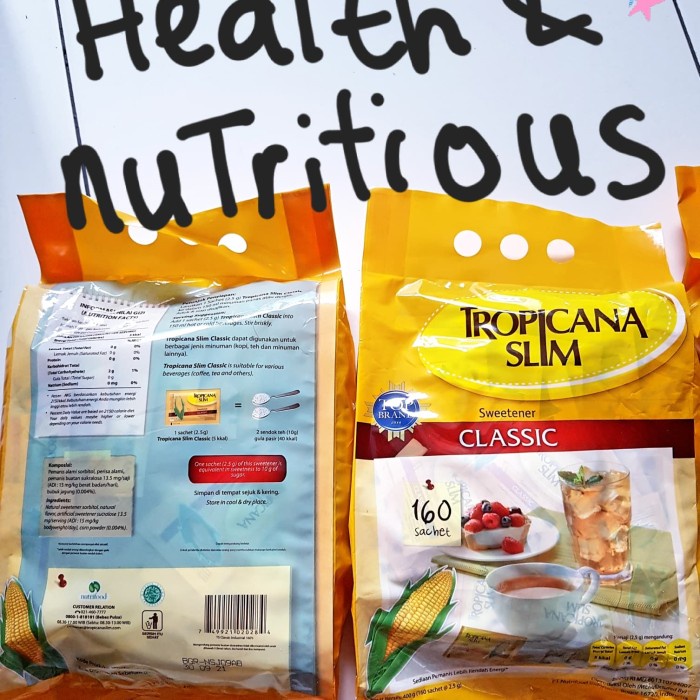 

bf011bb Termurah! Gula Tropicana Slim Classic 160 Sachet Ds201Fs