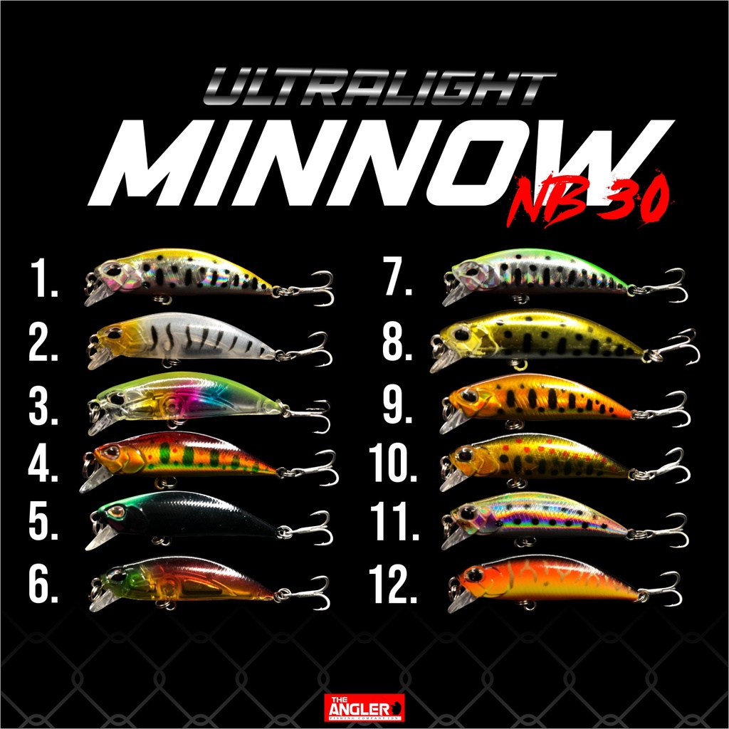 Minnow UL 5,7 cm Berat 5gram Umpan Casting Andalan Anti Boncos lebih Killer dari Duo Ryuki