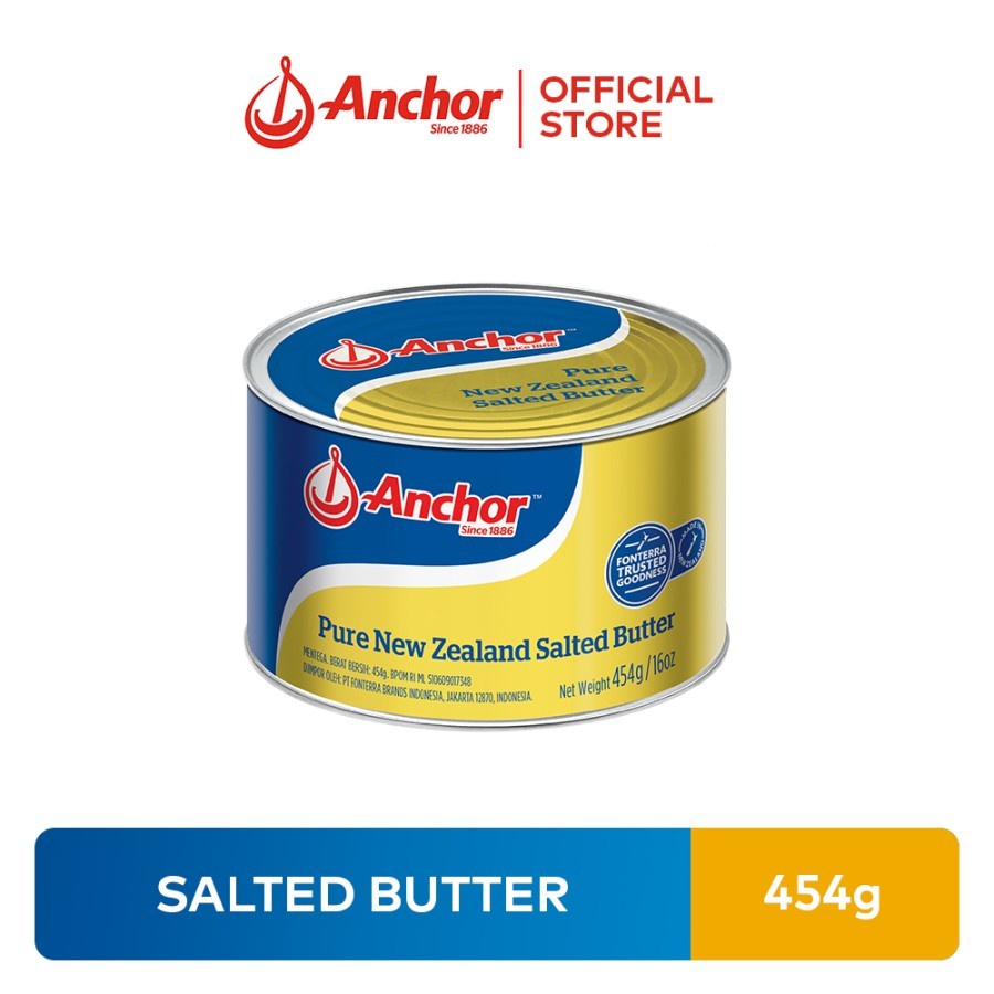 

Anchor Pure New Zealand Salted Butter 454gr