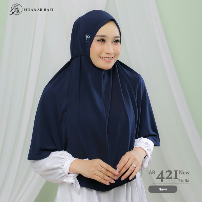 Arrafi hijab jilbab instan AR 421 new-Navy