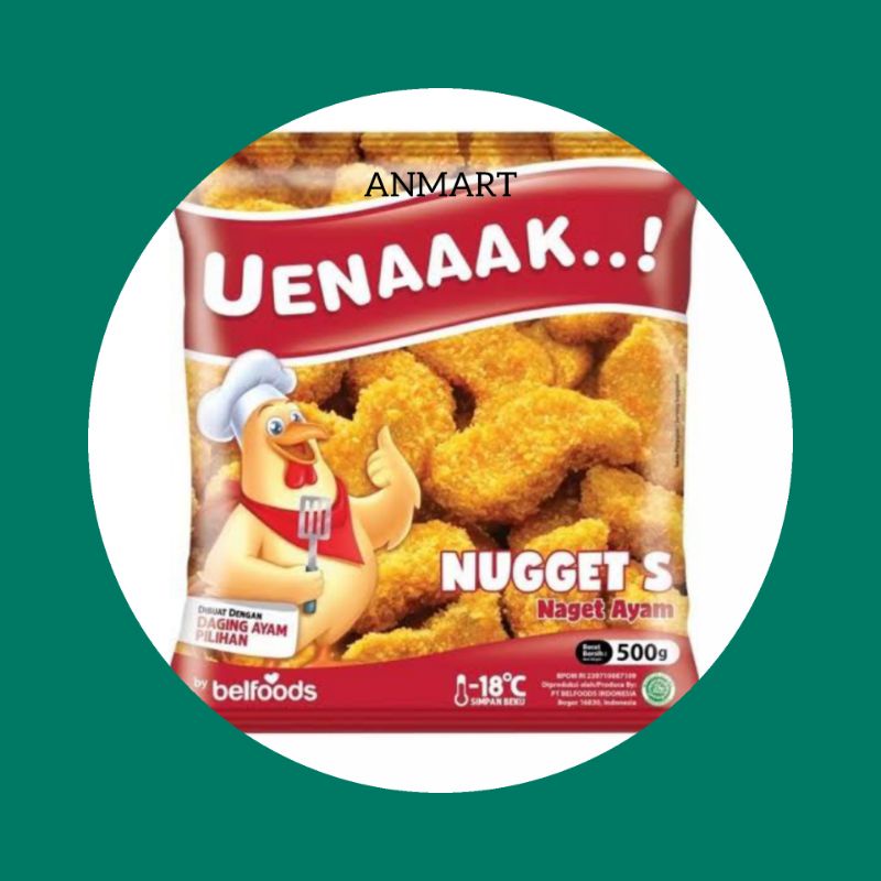 

ANMART | 500gr Belfoods Nugget S | Sayur Online | Frozen Food