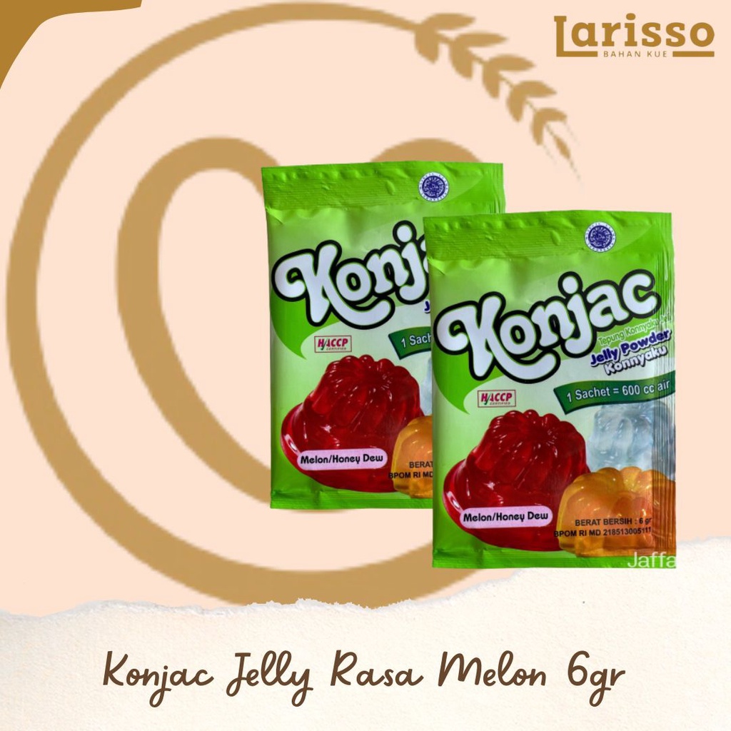 

KONJAC JELLY POWDER EKONOMIS 6GRAM MELON