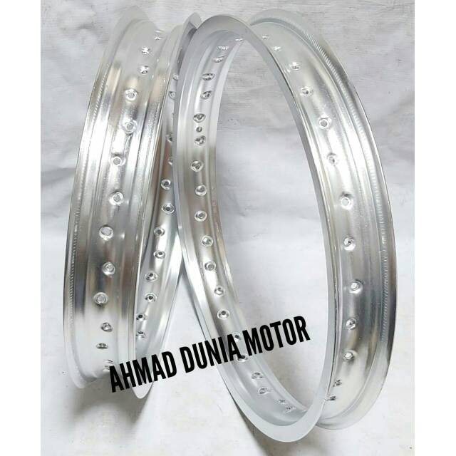 Velg ring tapak lebar size 185 160 ring 17 hol 36 merk rossi alloy rims sepasang.