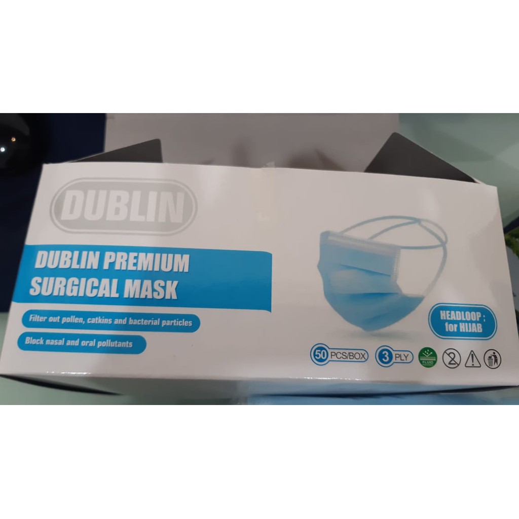 MaskerHijabDublin3ply50pcs
