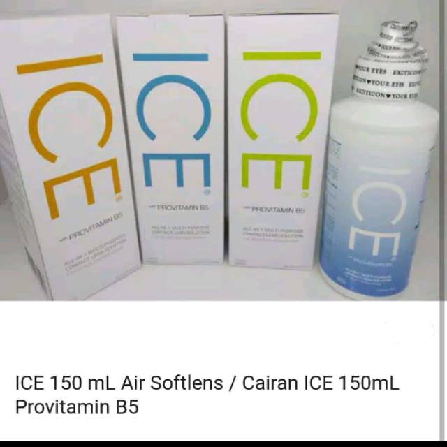 Ice 150 Ml Air Softlens / Cairan Ice 150ml Provitamin B5