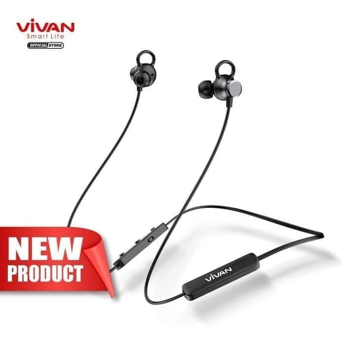 Vivan S15 Headset Stereo Sport Bluetooth New Magnetic & Waterproof