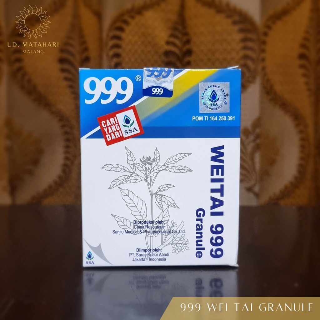 999 WEITAI GRANULE (WEI TAI) | SARAS SUBUR ABADI | OBAT MINUMAN HERBAL CINA UNTUK MENGOBATI SAKIT MA