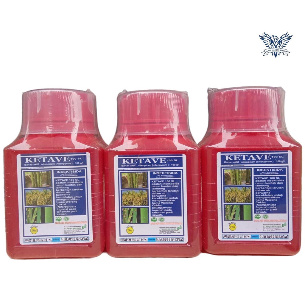 Ketave 100SL 250 ml Insektisida Racun Kontak Syram, Desanto 200g/l Niten 100 g/l