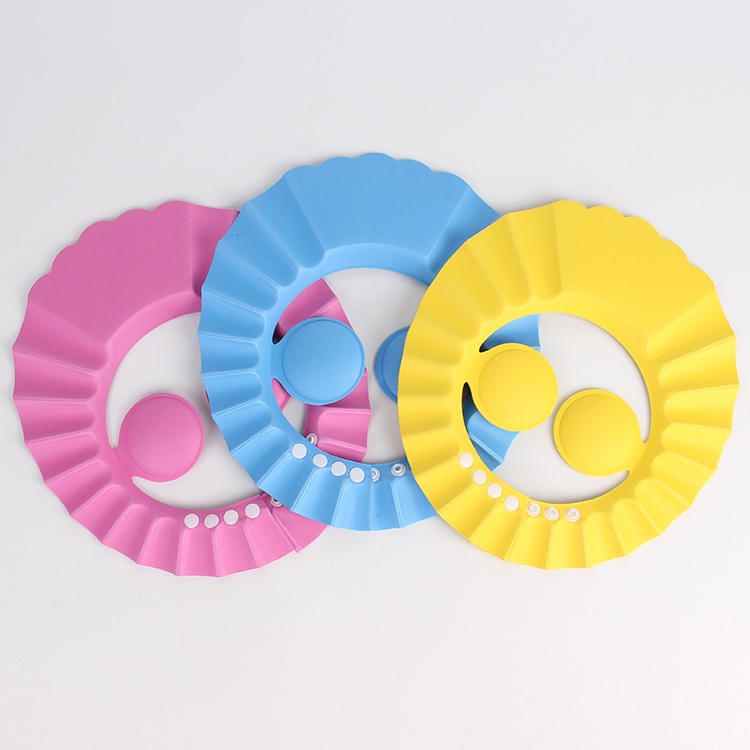 OSM JKT 5137 Topi Keramas Anak Bayi Dengan Penutup Telinga  / Topi Mandi Anak / Baby Shower Cap-4