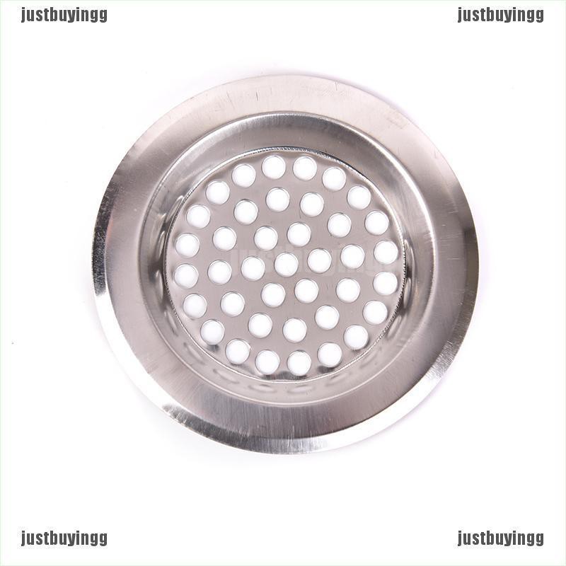 JB✪ Stainless Steel Kitchen Water Sink Strainer Cover Floor Bath Catcher Drain Plug