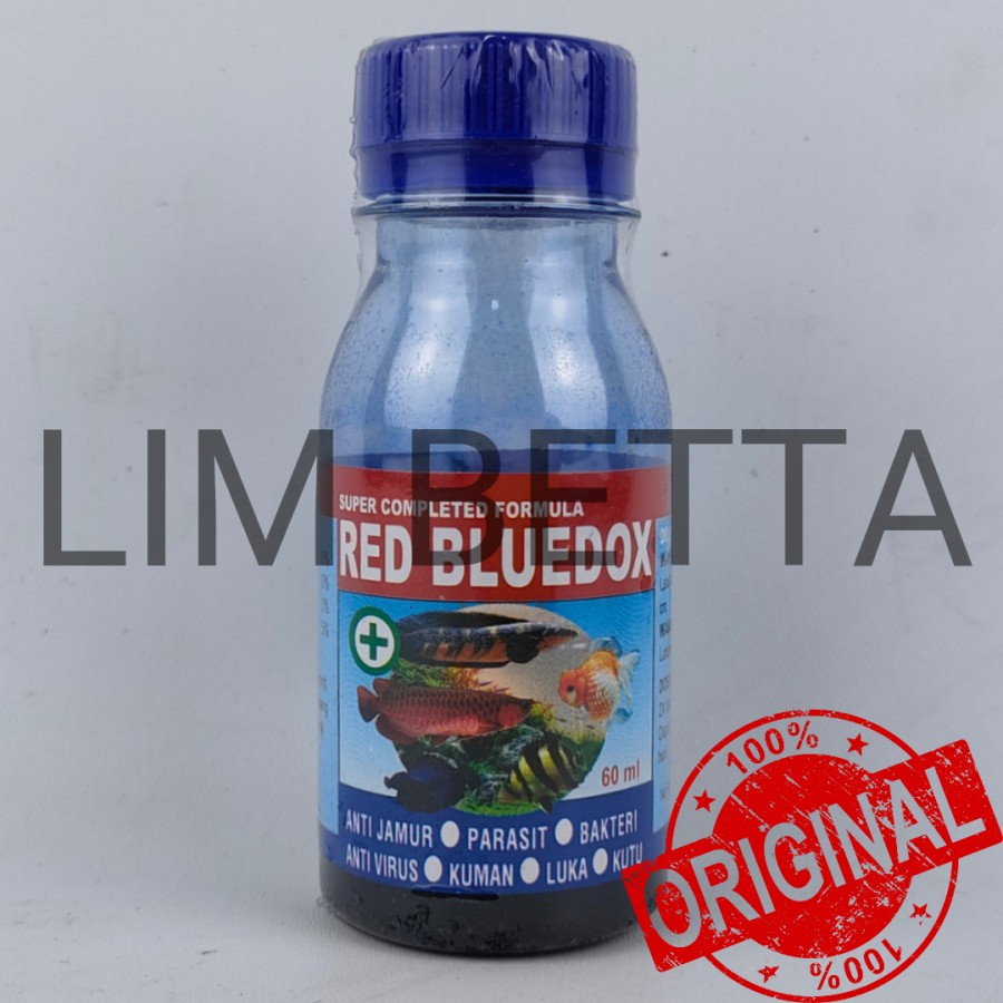 RED BLUEDOX 60 ML / OBAT IKAN ANTI JAMUR DAN PARASIT