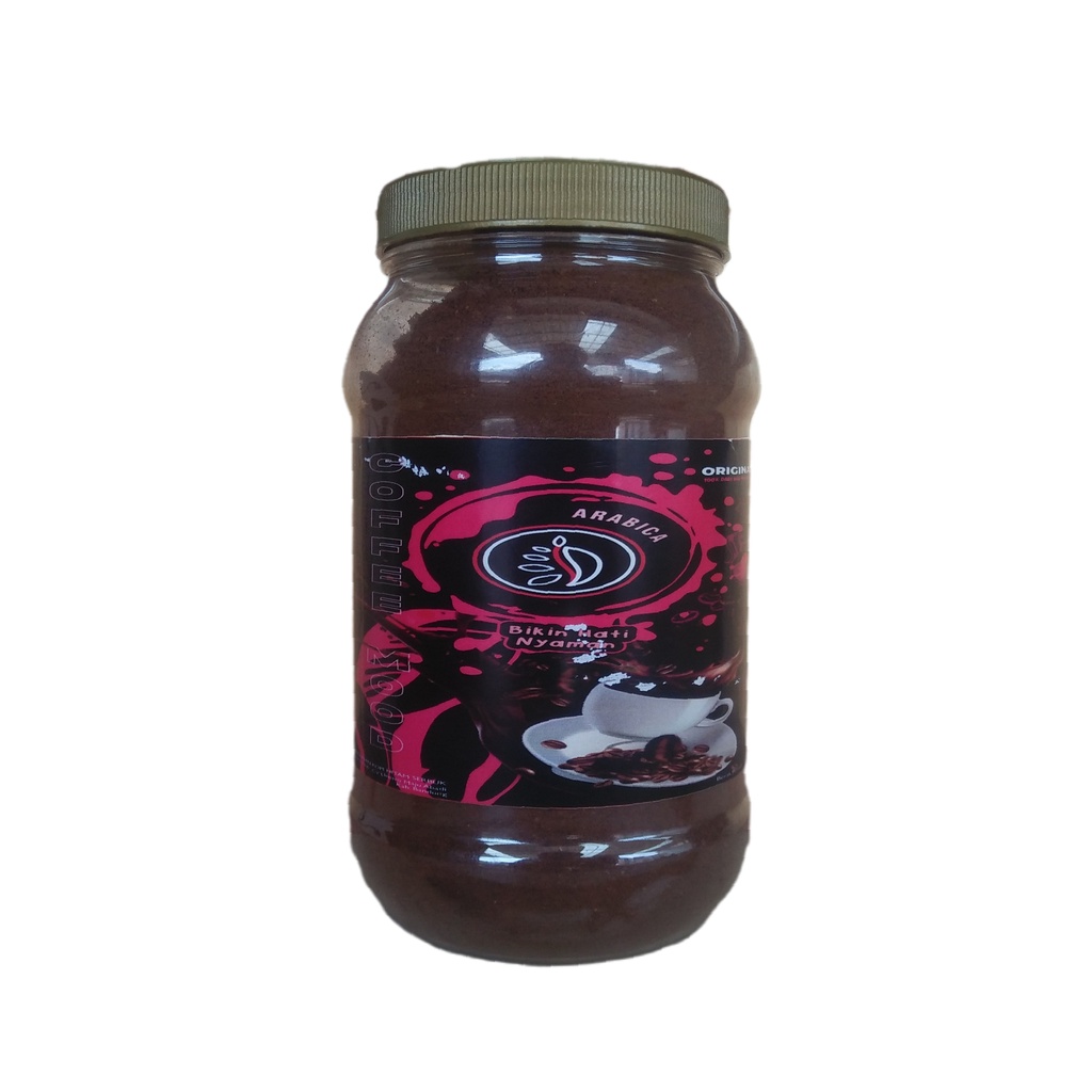 

Kopi Bubuk Arabica 200gr 100% Asli Jawa Barat Kemasan Toples - Coffe Mood