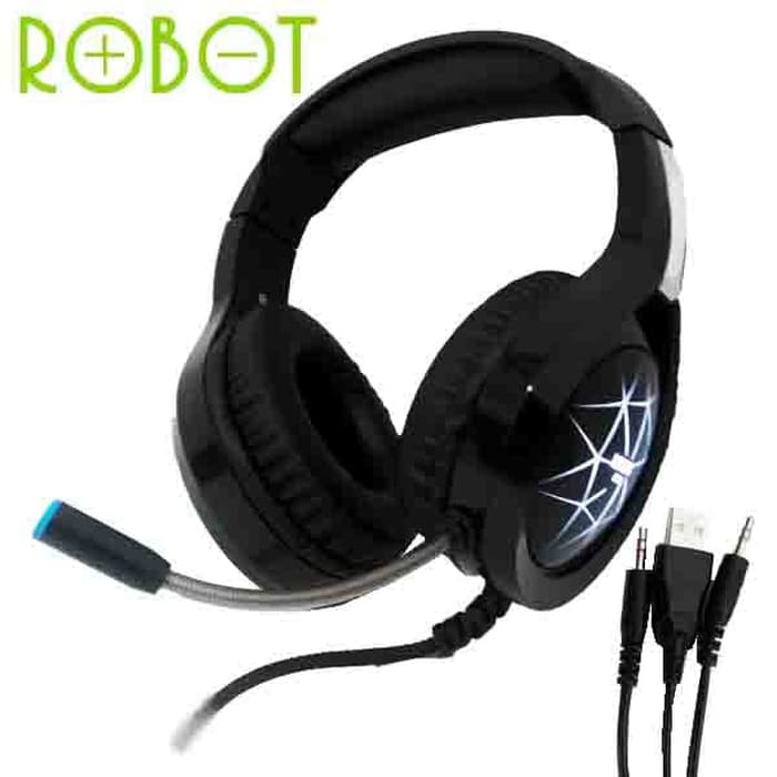 Trend-ROBOT RH-G10 Headset Gaming ROBOT RH-G10 With Microphone And LED Original
