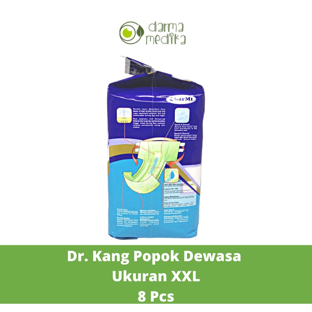 Dr. Kang Adult Diapers XXL isi 8 pcs 8pcs