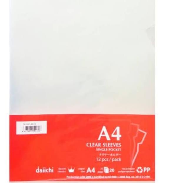 

✵ Map L / Clear Sleeves Daichi A4 ➦