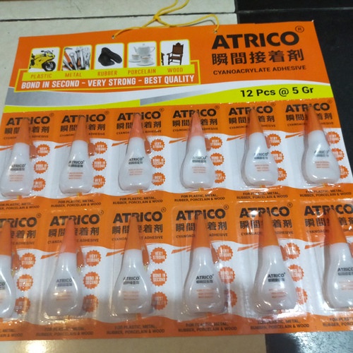 

Lem Atrico Super Glue (12 Pcs ) Lem Super Glue Atrico