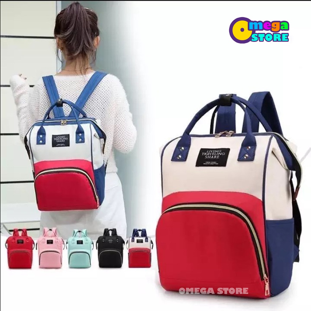 [O&amp;S] Tas Ransel Bayi Multifungsi Baby Diaper Bag Tas Perlengkapan Dan Perawatan Bayi Ransel Wanita-OS070