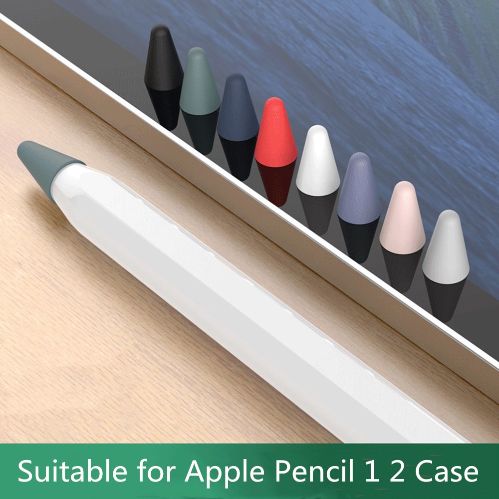 8pcs Apple ipad Pencil Gen 1 2 Tip Case Stylus Pen Nib Sleeve Silicone Protector Cover