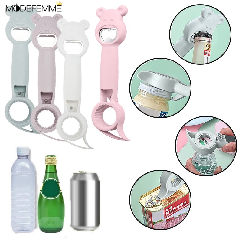 4 In 1 Pembuka Botol Bir Manual Multifungsi Portable Untuk Dapur