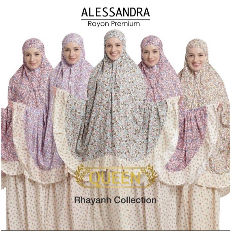 Mukena Dewasa Rhayanh Collection Rayon Rotary