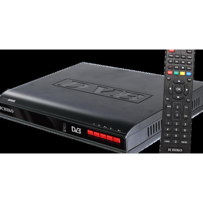 S055 Set Top Box Ichiko Dvb-8000 Dvb-T2 ( Alat Penerima Siaran Tv Digital) 4Xl6