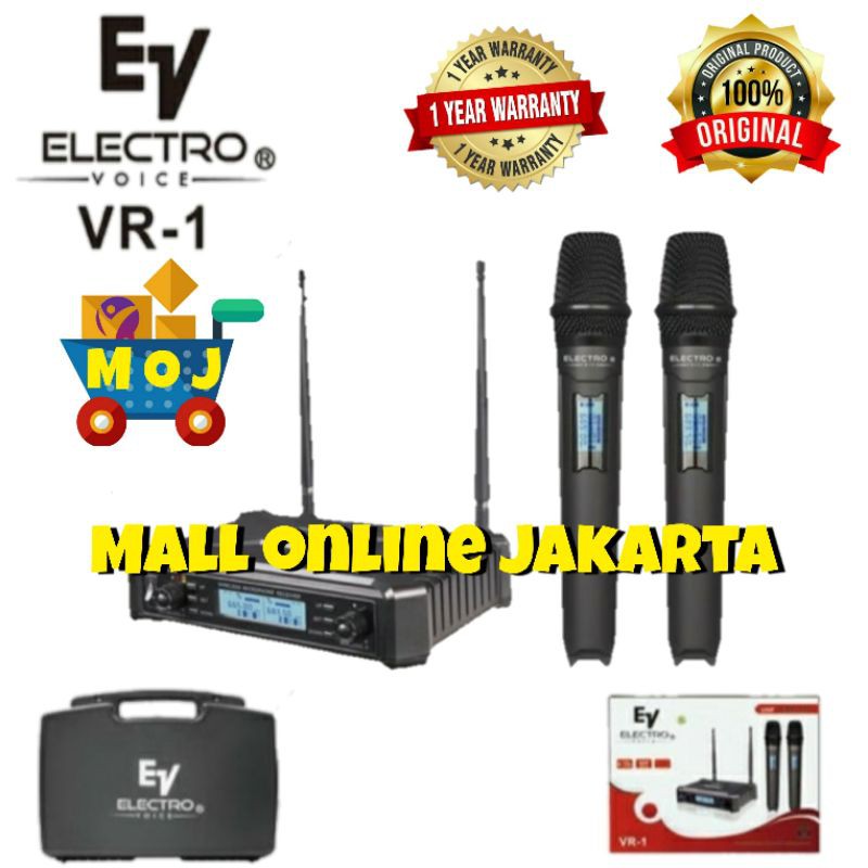 Mic wireless electrovoice vr1 handle electro voice ev vr 1 pegang