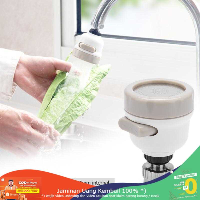 (BISA COD) RVOSTR VGEBY Filter Keran Air 3 Modes Filter Faucet 360 - VGB-001